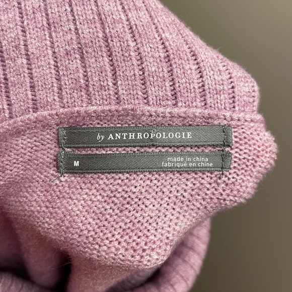 Lilac Anthropology turtleneck sweater - Picture 5 of 7